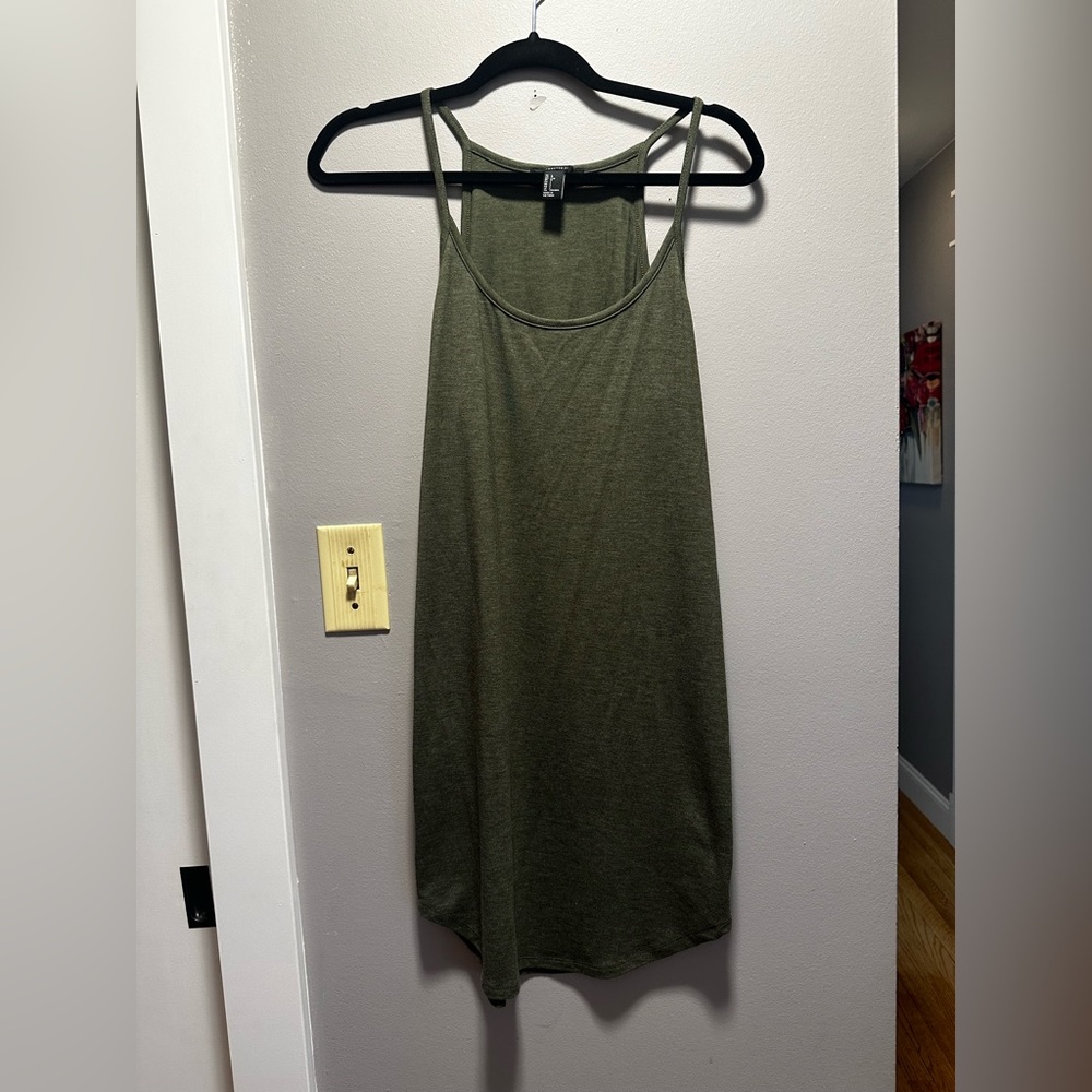 Forever 21 army green dress